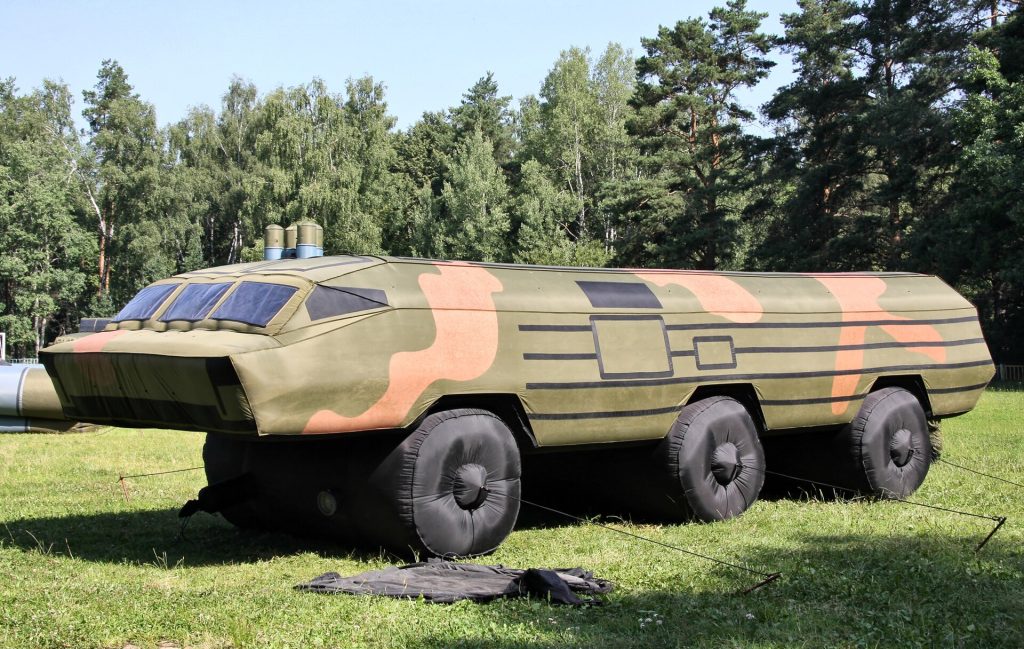 Inflatable Missile Launcher Decoy