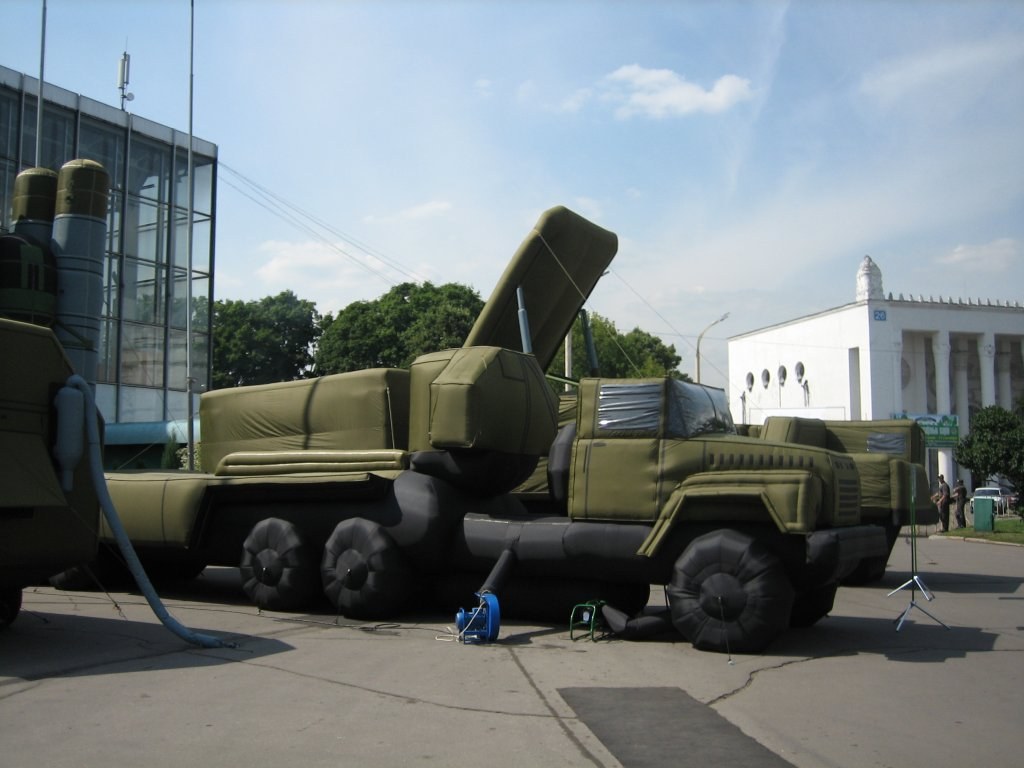 Inflatable SAM Site Decoy