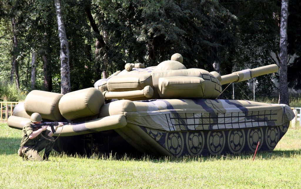 Inflatable Tank Decoy
