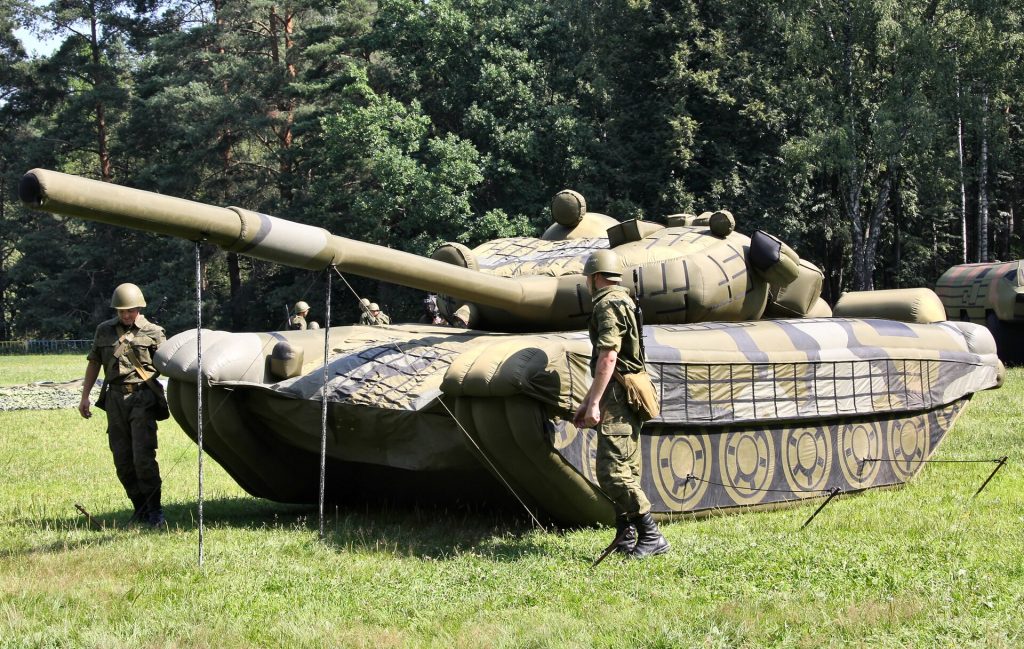 Inflatable Tank Decoy